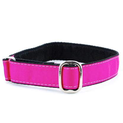 1″ Grosgrain Jingle Free Tag Dog Collar