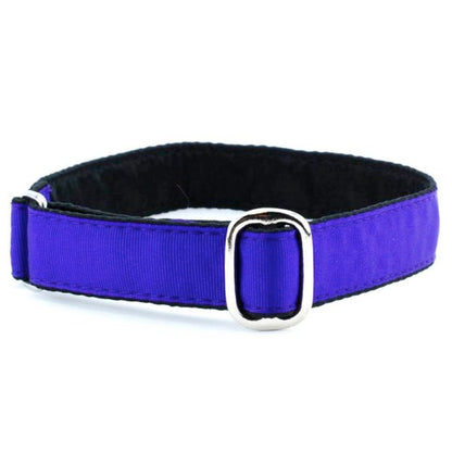 1″ Grosgrain Jingle Free Tag Dog Collar