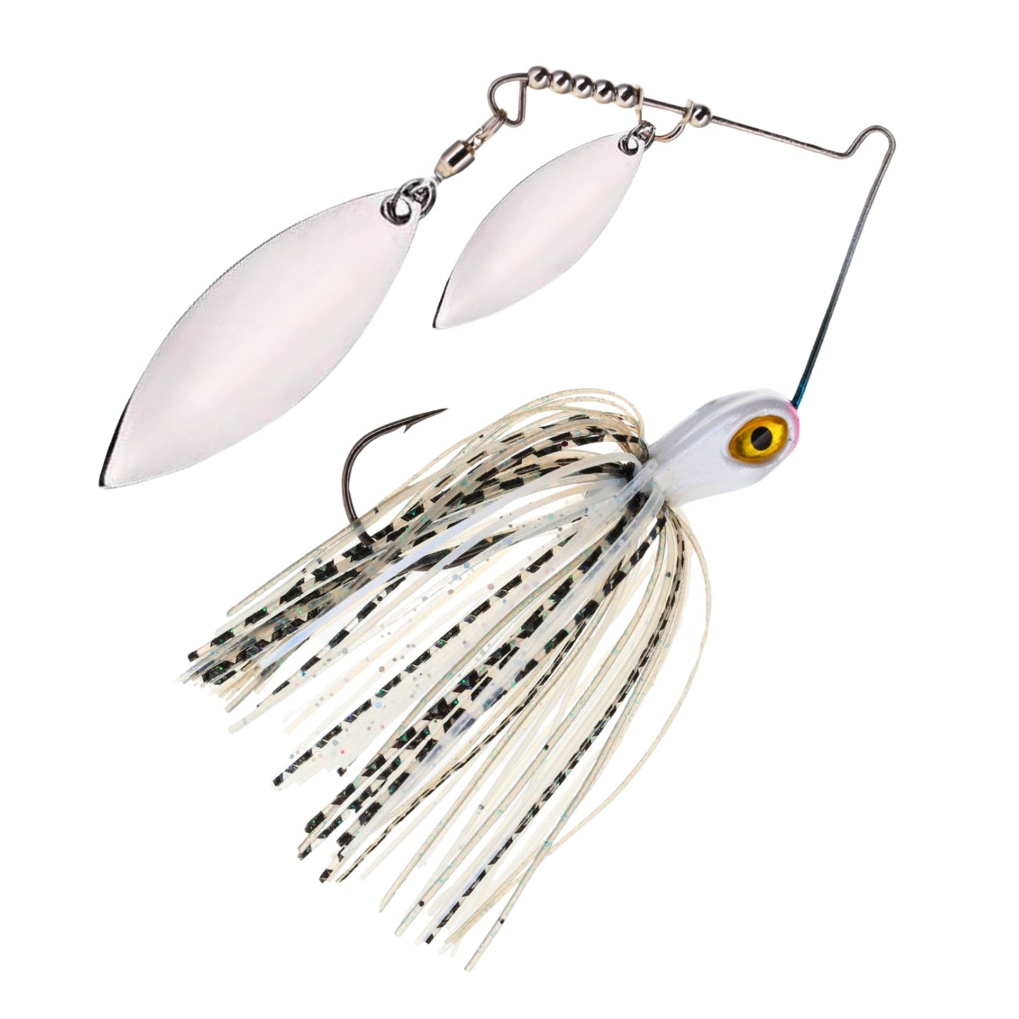 Reaction Tackle Lead Spinnerbaits – 3-Pack, Double Willow Blade