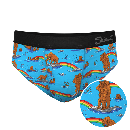 The Bear | Bear and Otter Rainbow Ball Hammock® Pouch Underwear Briefs