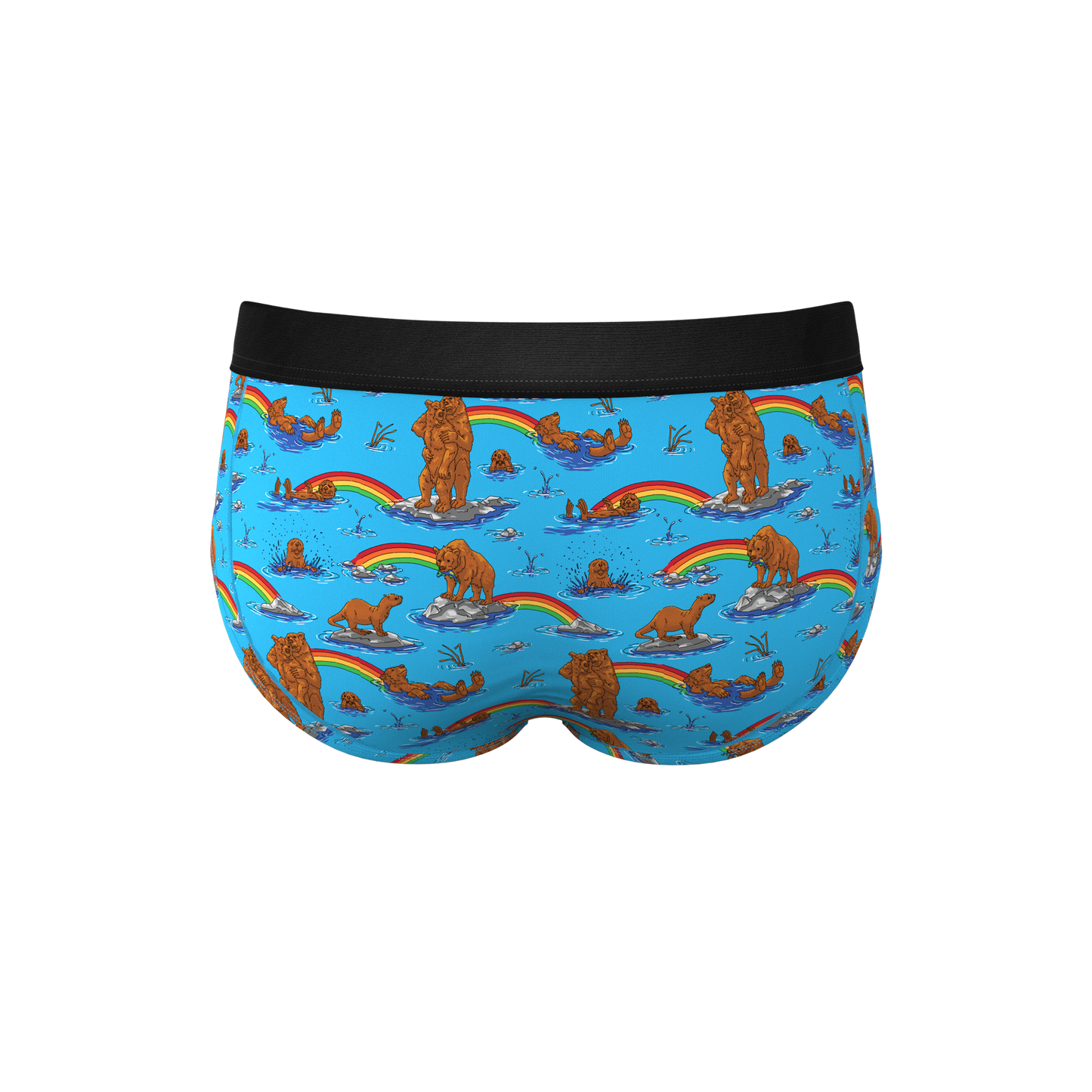 The Bear | Bear and Otter Rainbow Ball Hammock® Pouch Underwear Briefs