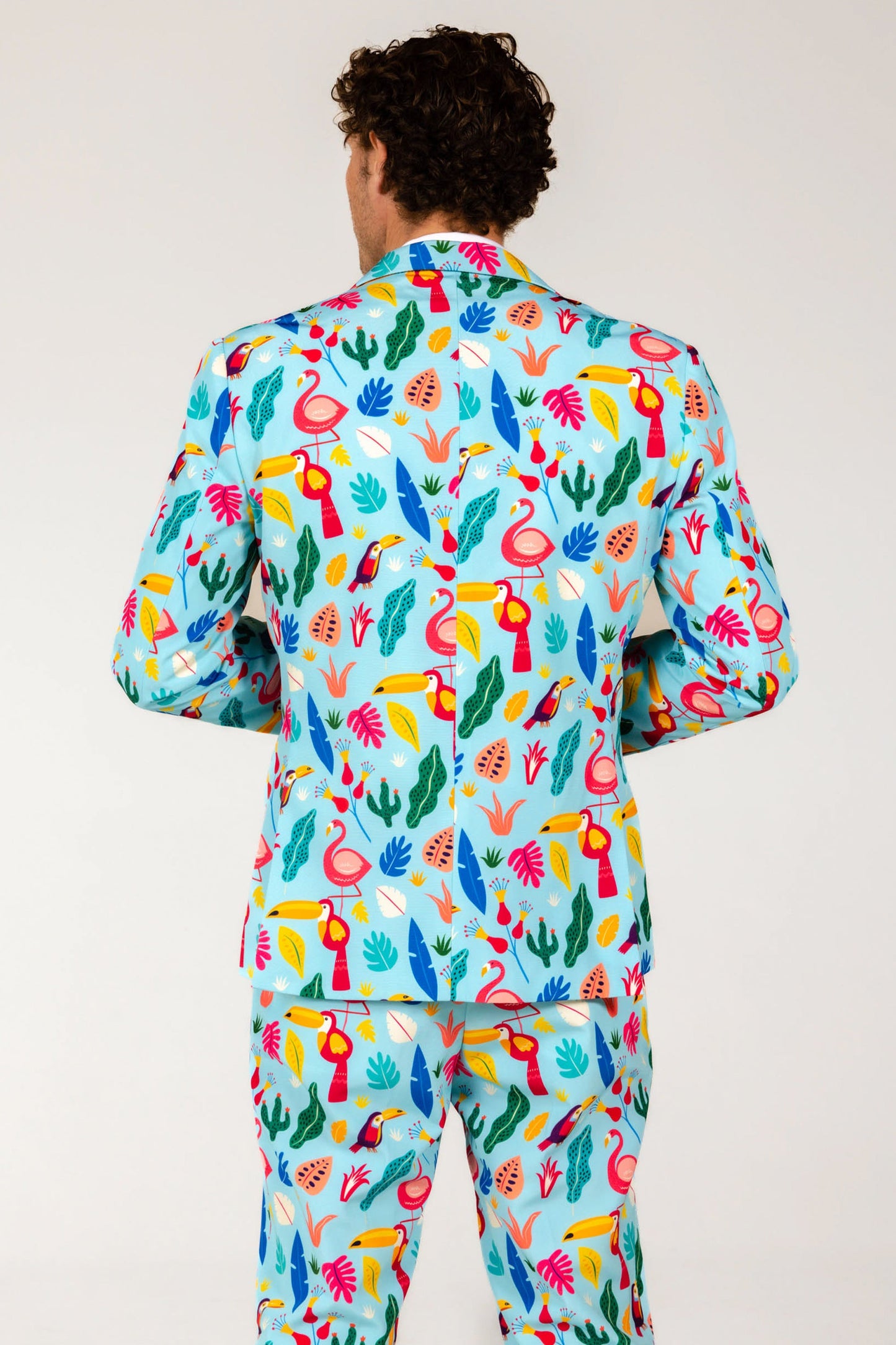 The Birds Of Paradise | Tropical Bird Suit Blazer