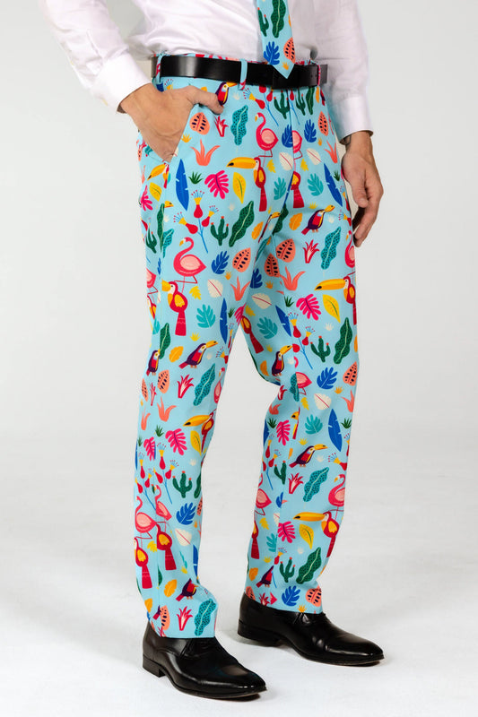 The Birds Of Paradise | Tropical Bird Suit Pants