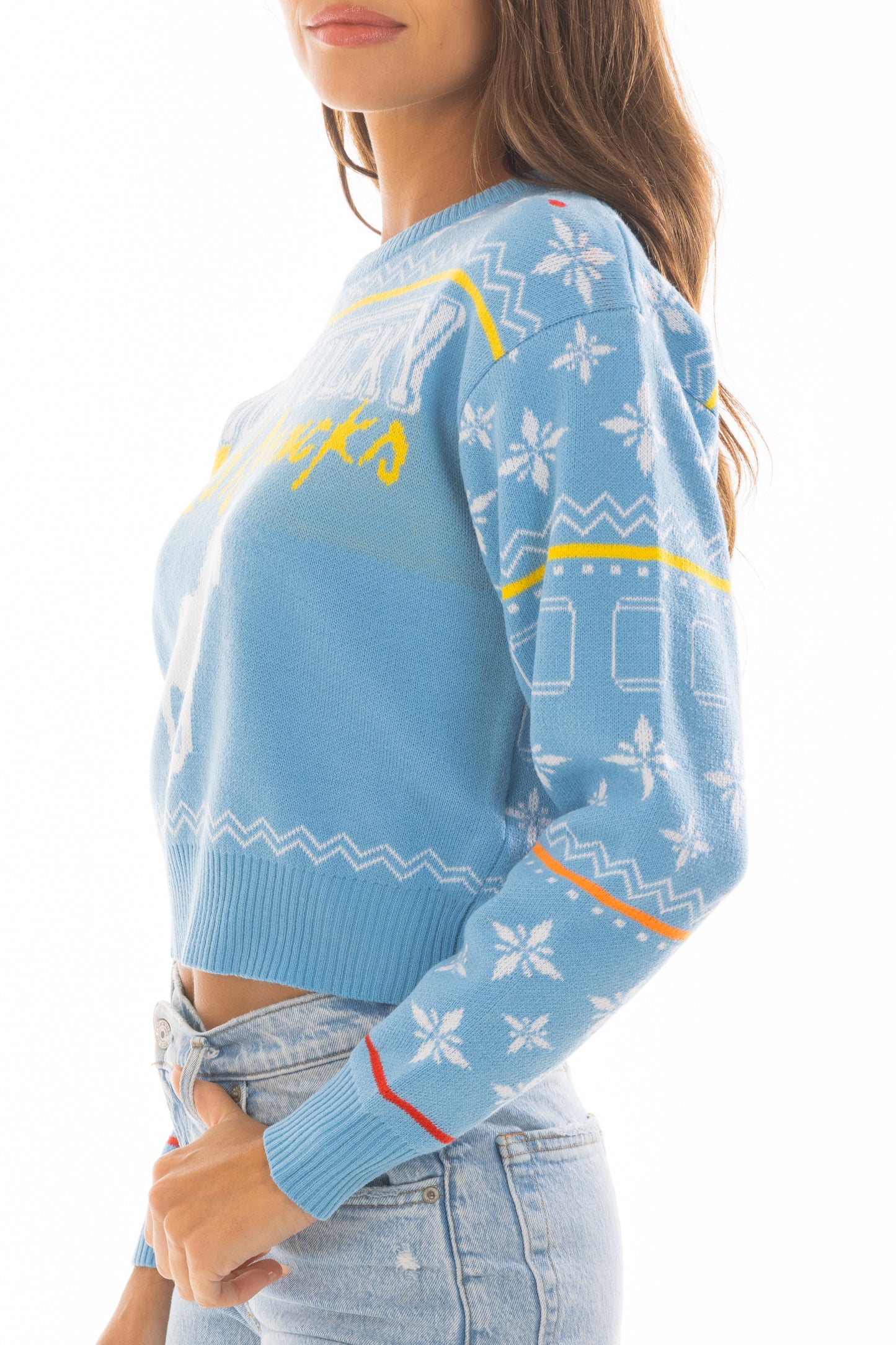 The Body Coozie | Montucky Holiday Cropped Sweater