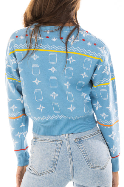 The Body Coozie | Montucky Holiday Cropped Sweater