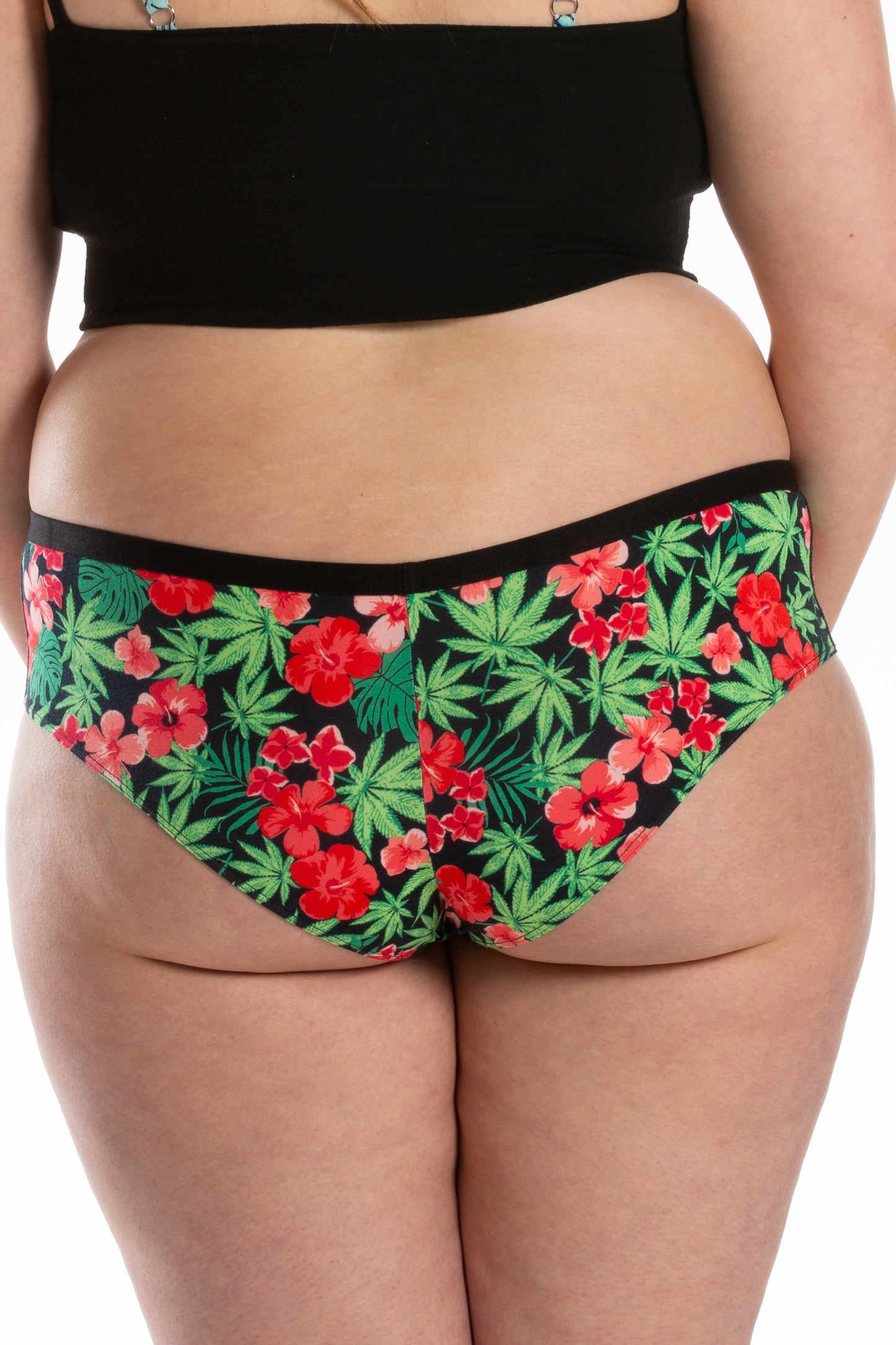 The Bongstera | Tropical Weed Cheeky Underwear