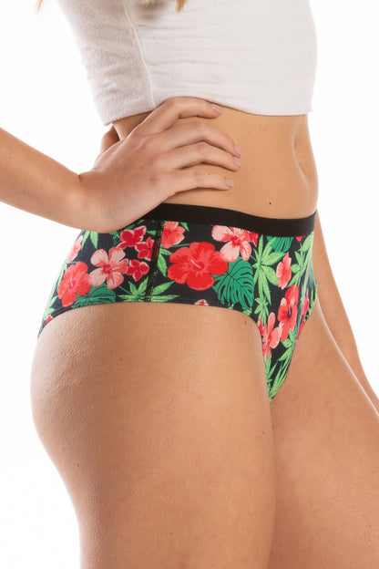 The Bongstera | Tropical Weed Cheeky Underwear