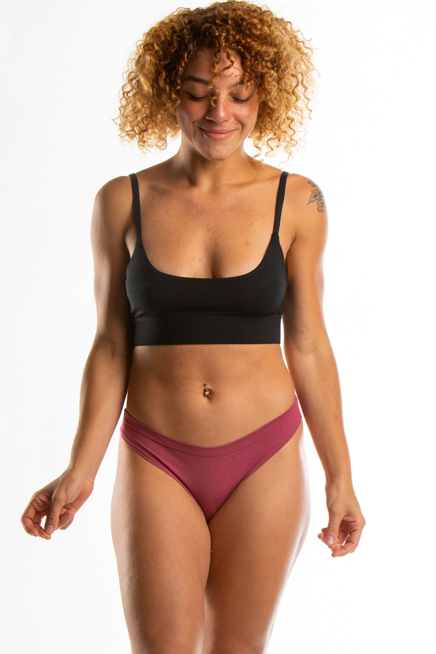 The Bordeaux | Mauve Bikini Underwear