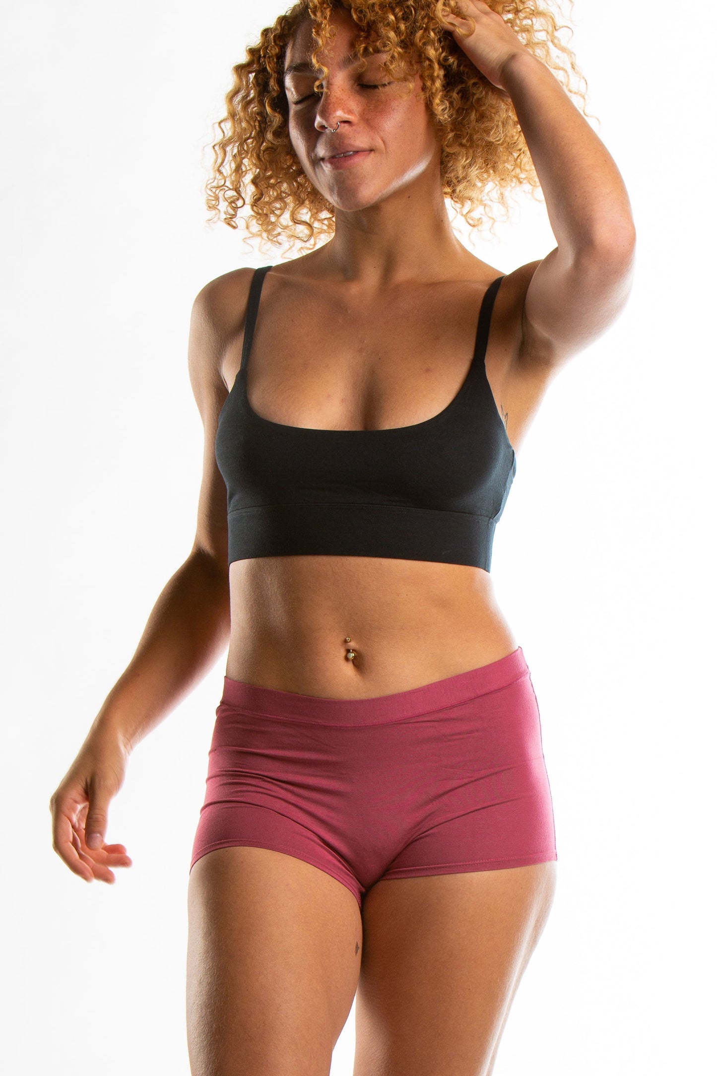 The Bordeaux | Mauve Boyshort Underwear