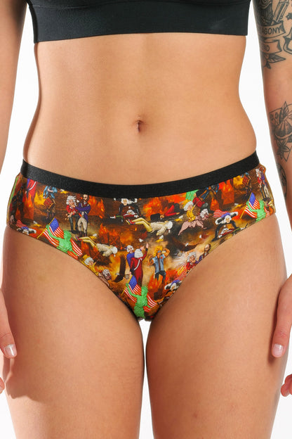 The Boston Tea Bag Party | Patriotic Modal Cheeky Underwear