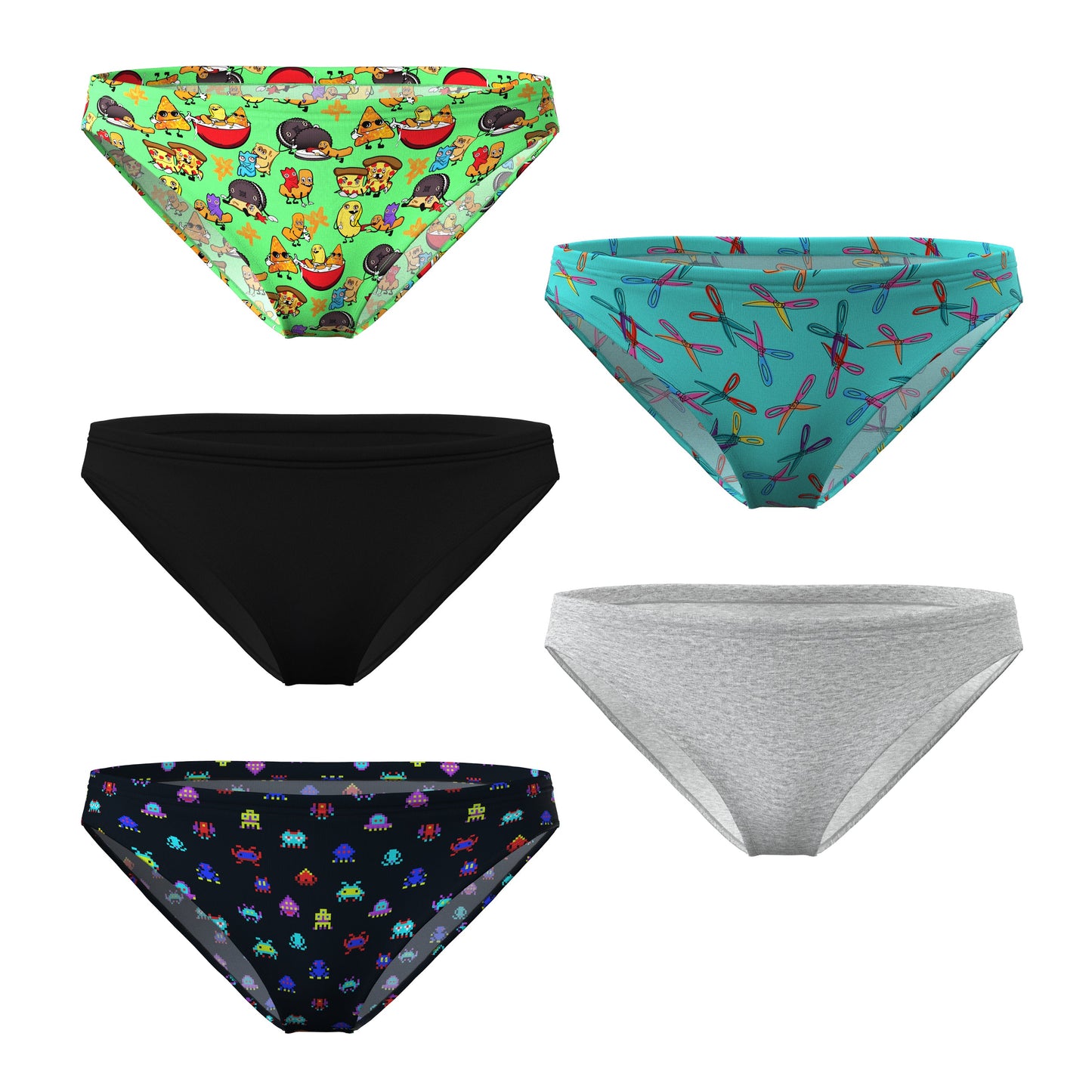 The Extracurricular | Back To School Bikini Underwear 5 Pack