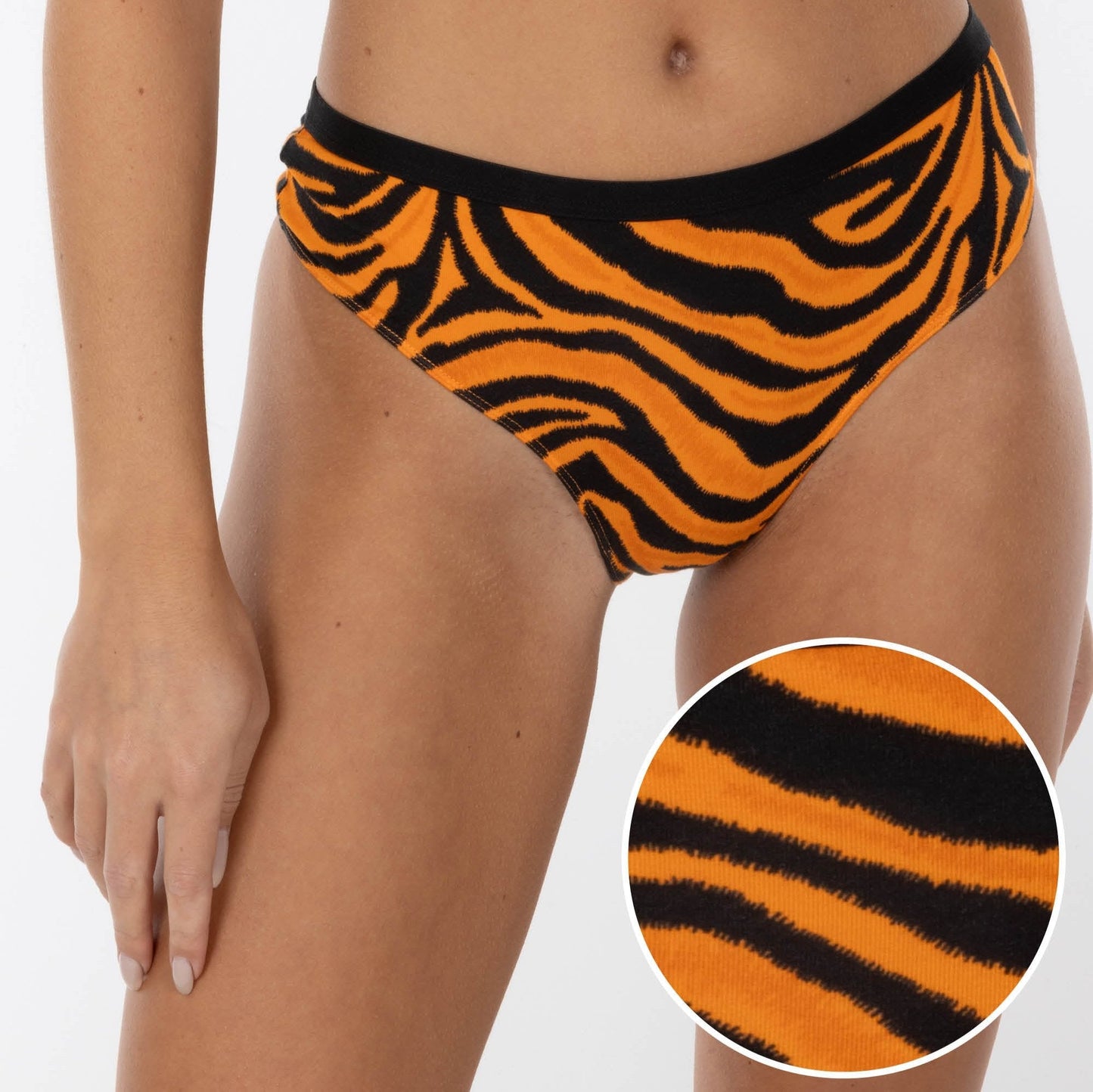 The Feral Feline | Tiger Print Cheeky Underwear