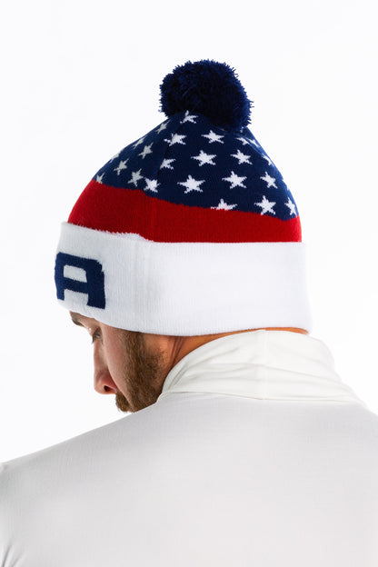 The First Chair | USA Retro Ski Beanie