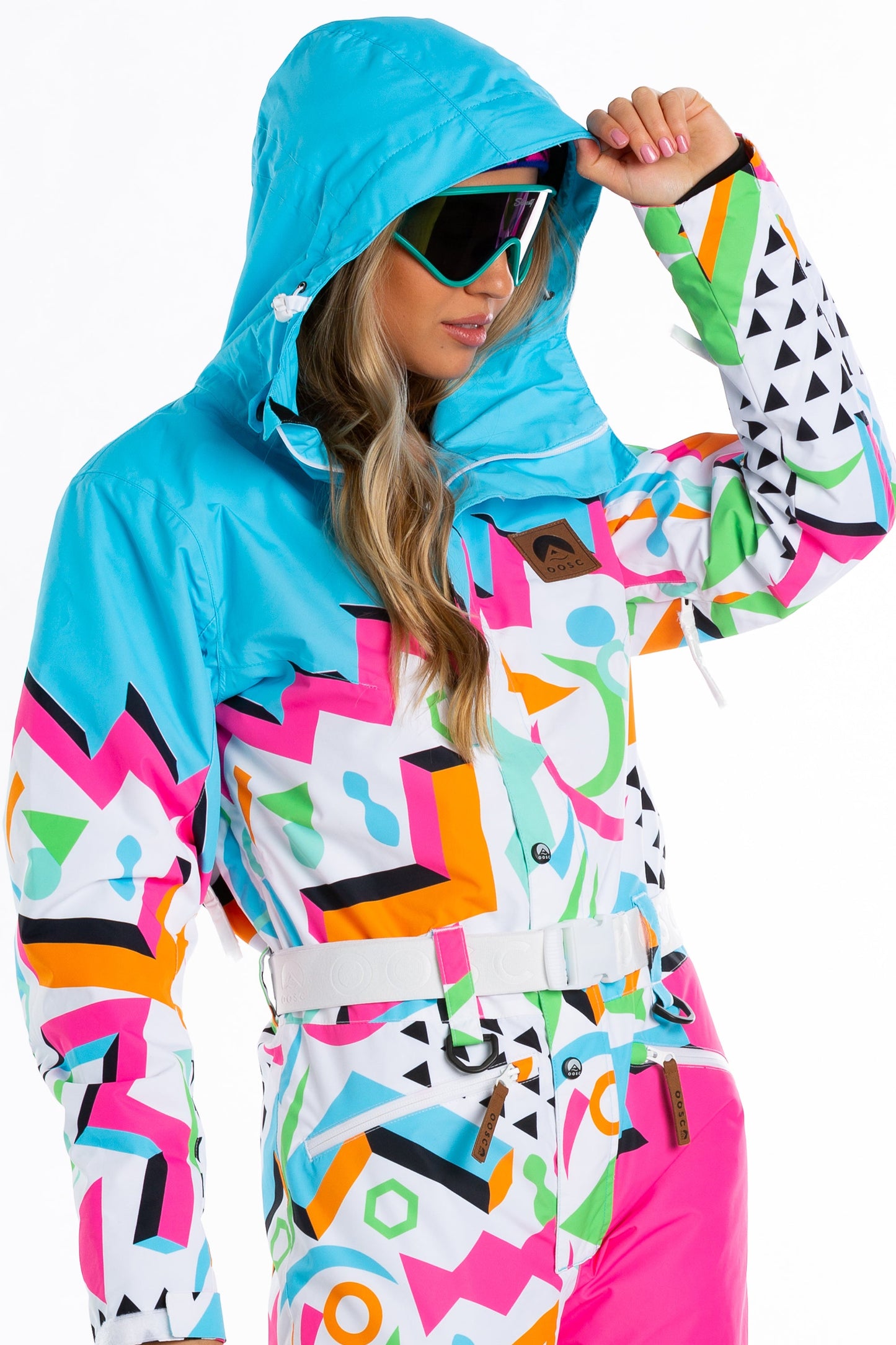 The Geodisiac | Retro Neon Women's One Piece Ski Suit