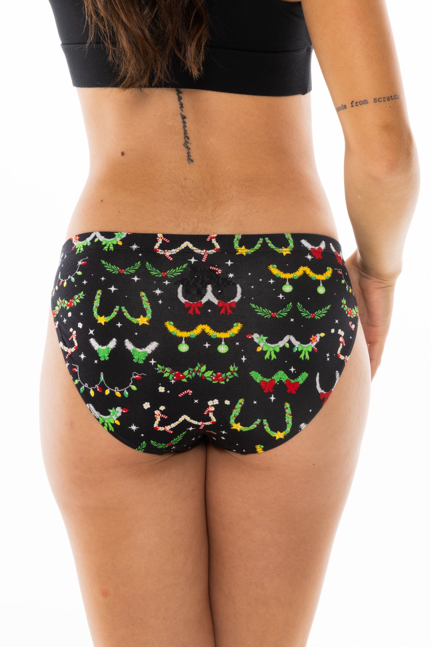 The Goodie Garland | Christmas Tinsel Busts Modal Bikini Underwear