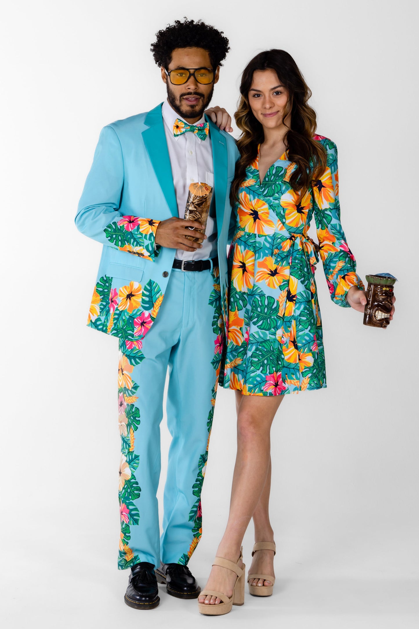 The Hibiscus Honeymoon | Floral Hawaiian Suit