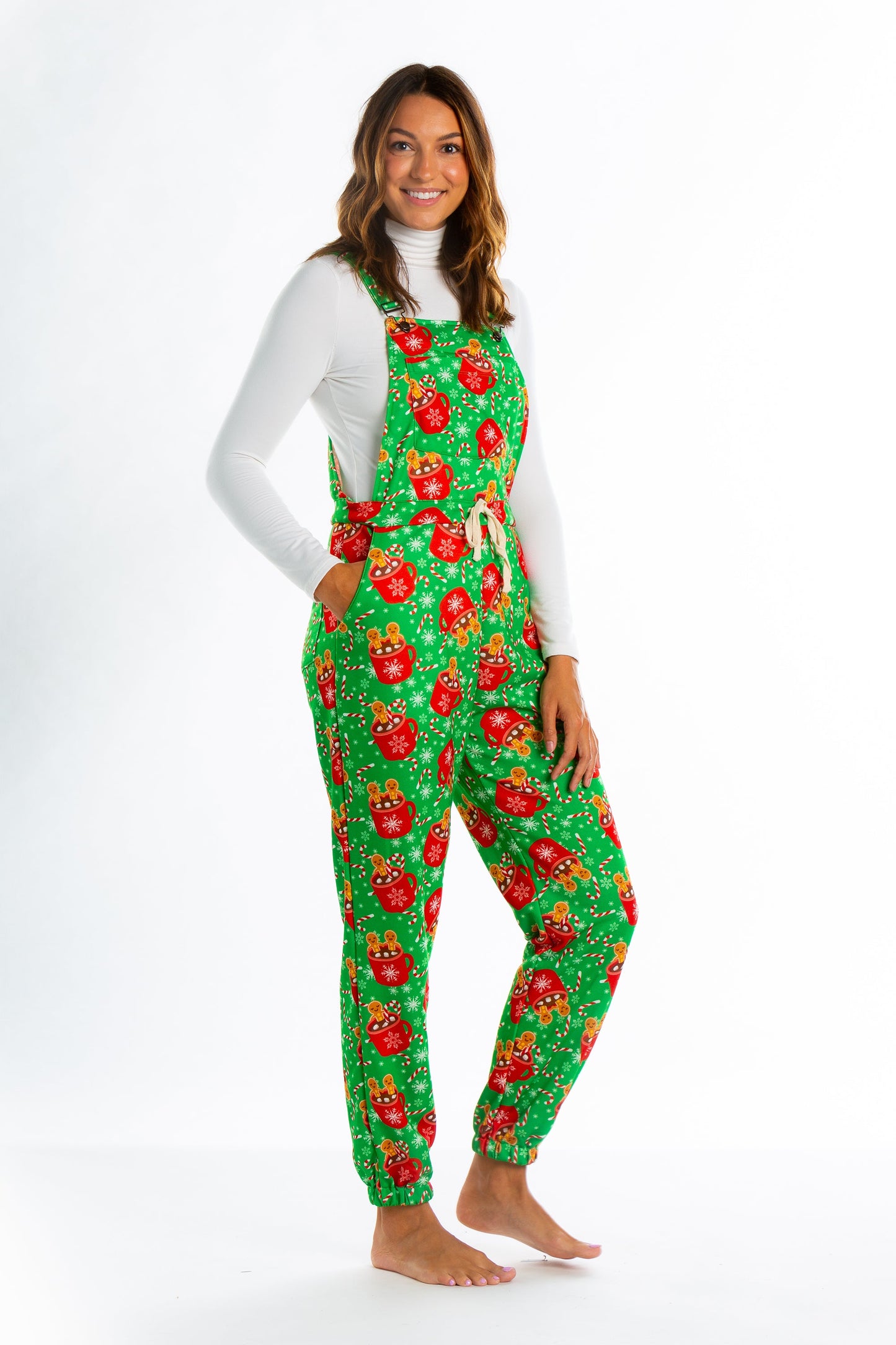 The Hot Cocoa-cuzzi | Womens Gingerbread Pajamaralls®