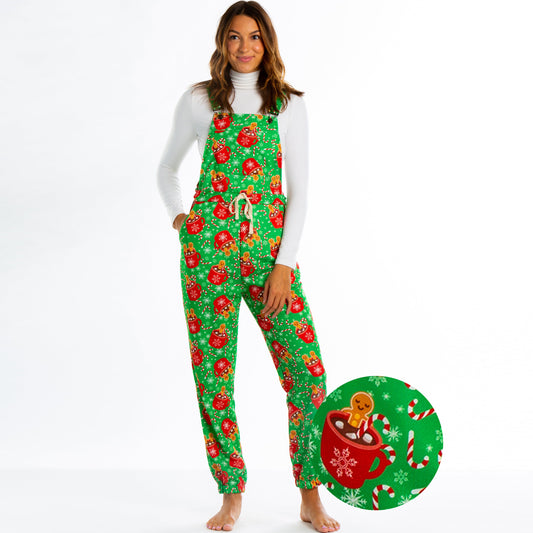 The Hot Cocoa-cuzzi | Womens Gingerbread Pajamaralls®