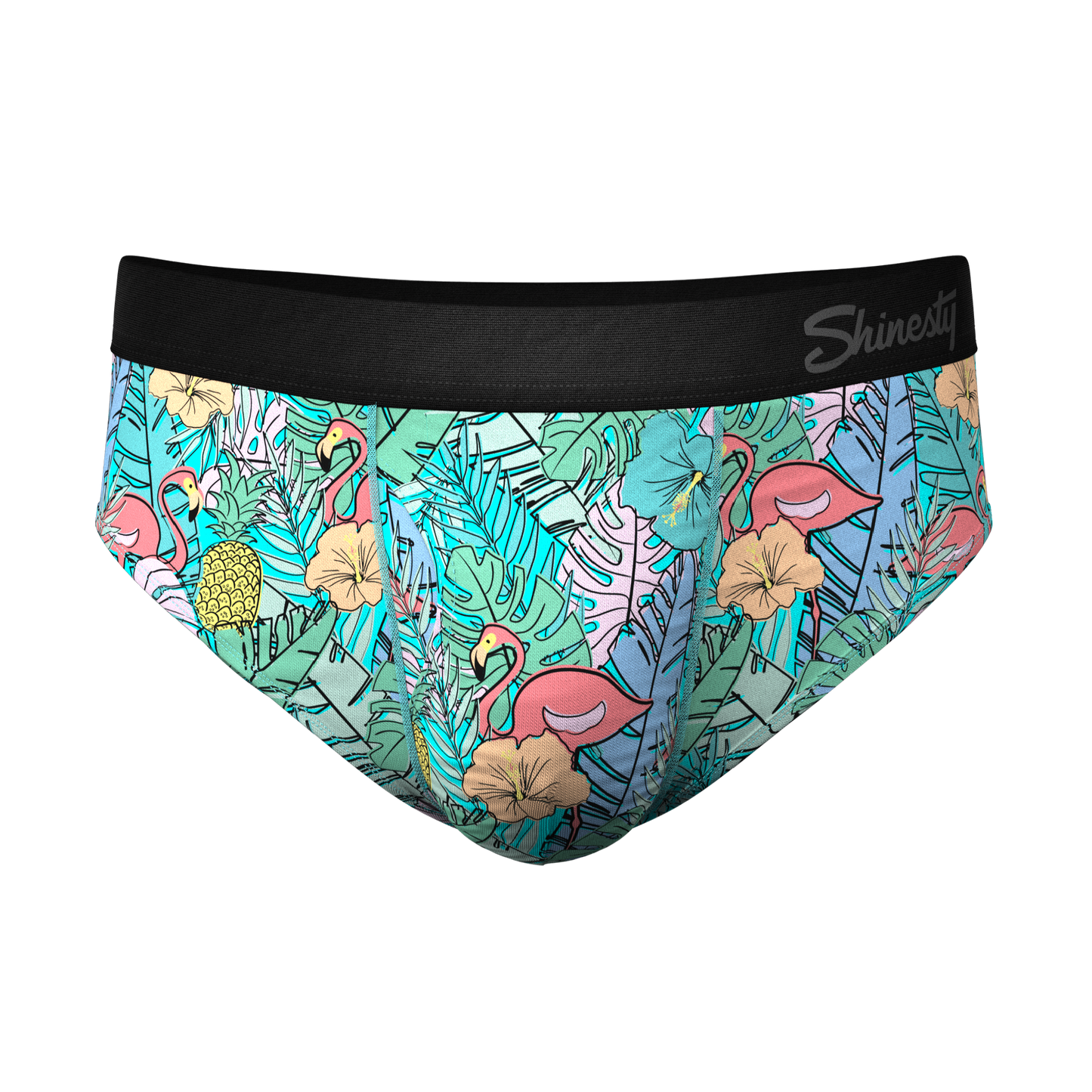 The Hot Tropic | Tropical Flamingo Ball Hammock® Underwear Briefs