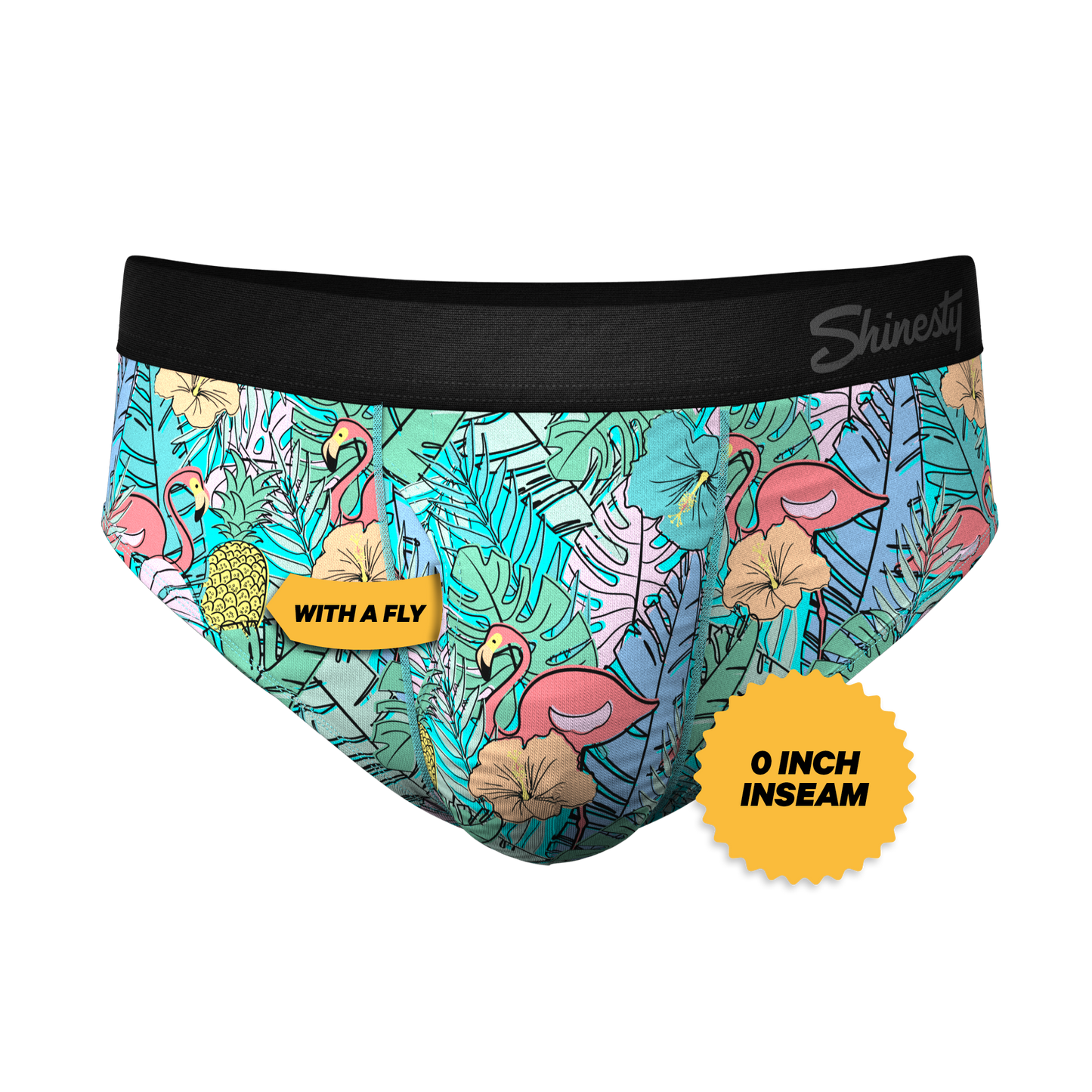 The Hot Tropic | Tropical Flamingo Ball Hammock® Underwear Briefs