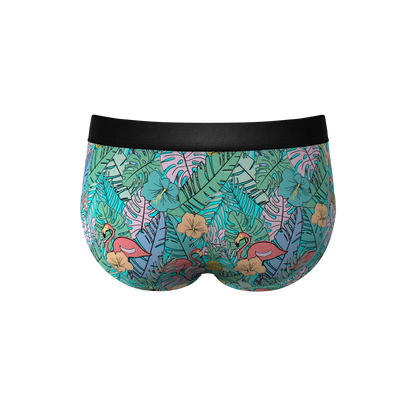 The Hot Tropic | Tropical Flamingo Ball Hammock® Underwear Briefs