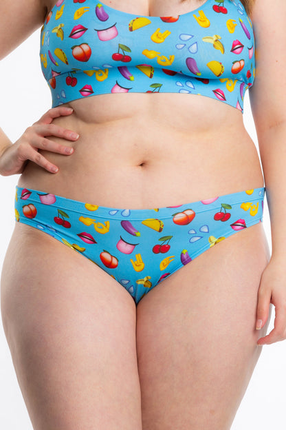 The Innuendo | Emoji Modal Bikini Underwear