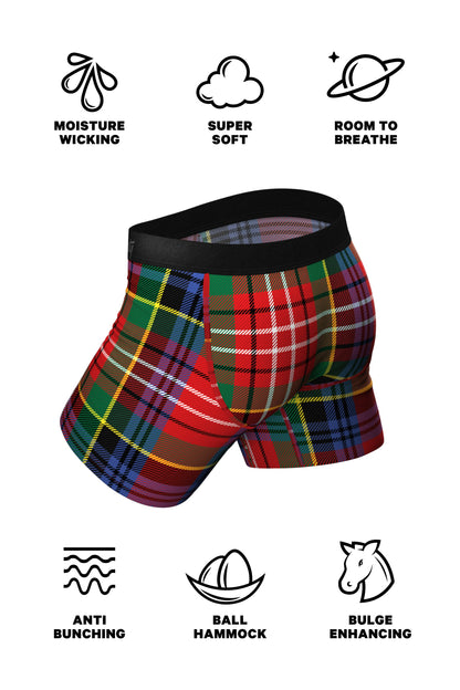 The Kiss Me There | Mistletoe Ball Hammock Boxer® And Bikini Matching Couples Underwear Pack