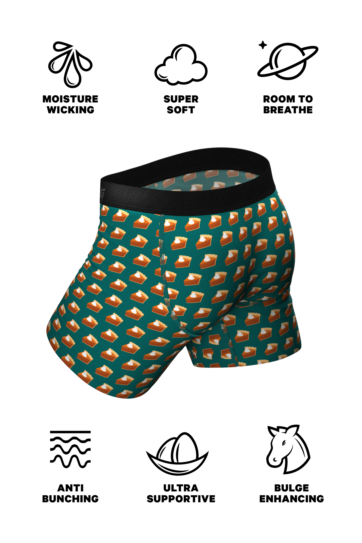 The Last Course | Pumpkin Pie Ball Hammock® Pouch Underwear With Fly