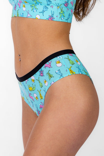 The Like Rabbits | Easter Animals Cheeky Underwear