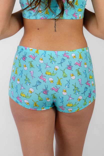 The Like Rabbits | Easter Animals Modal Boyshort Underwear