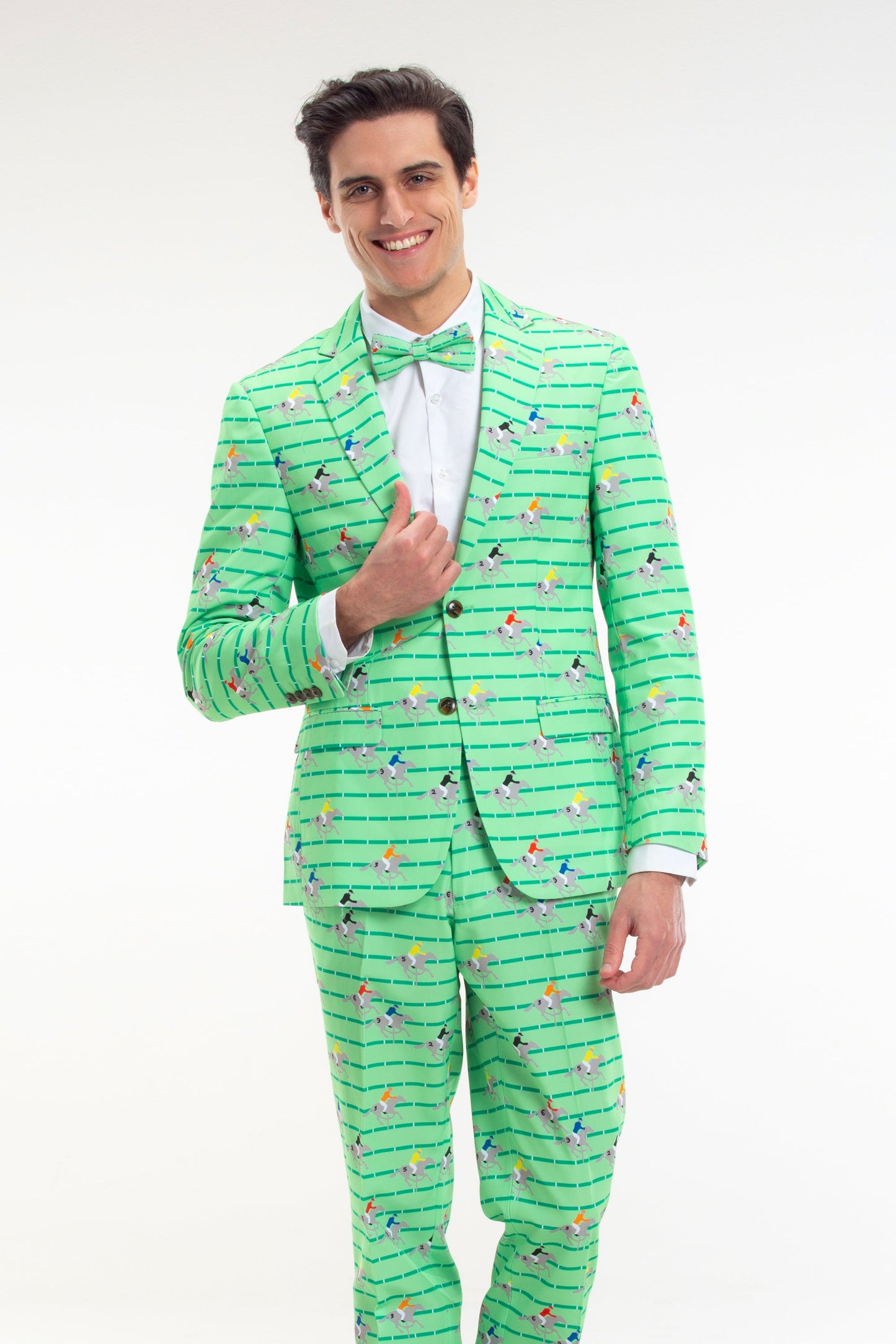 The Louisville | Derby Horse Racing Stripe Suit