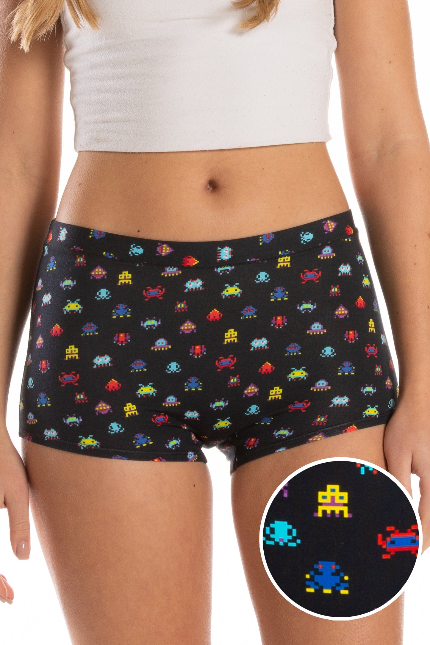 The Master Blaster | Video Game Modal Boyshort Underwear