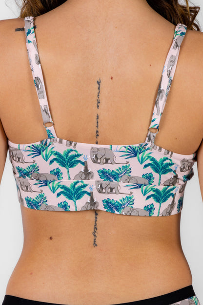 The Maximus | Tropical Elephants Bralette