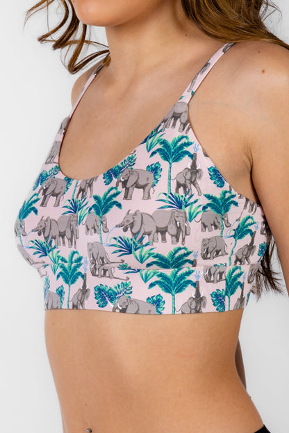 The Maximus | Tropical Elephants Bralette