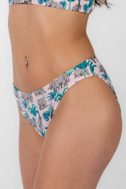 The Maximus | Tropical Elephants Modal Bikini Underwear