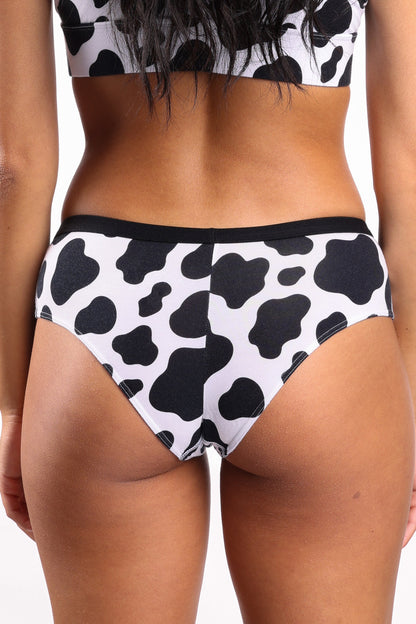 The Milk Me | Cow Print Cheeky Underwear