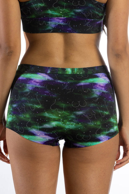 The Milky Way | Northern Lights Modal Boyshort Underwear