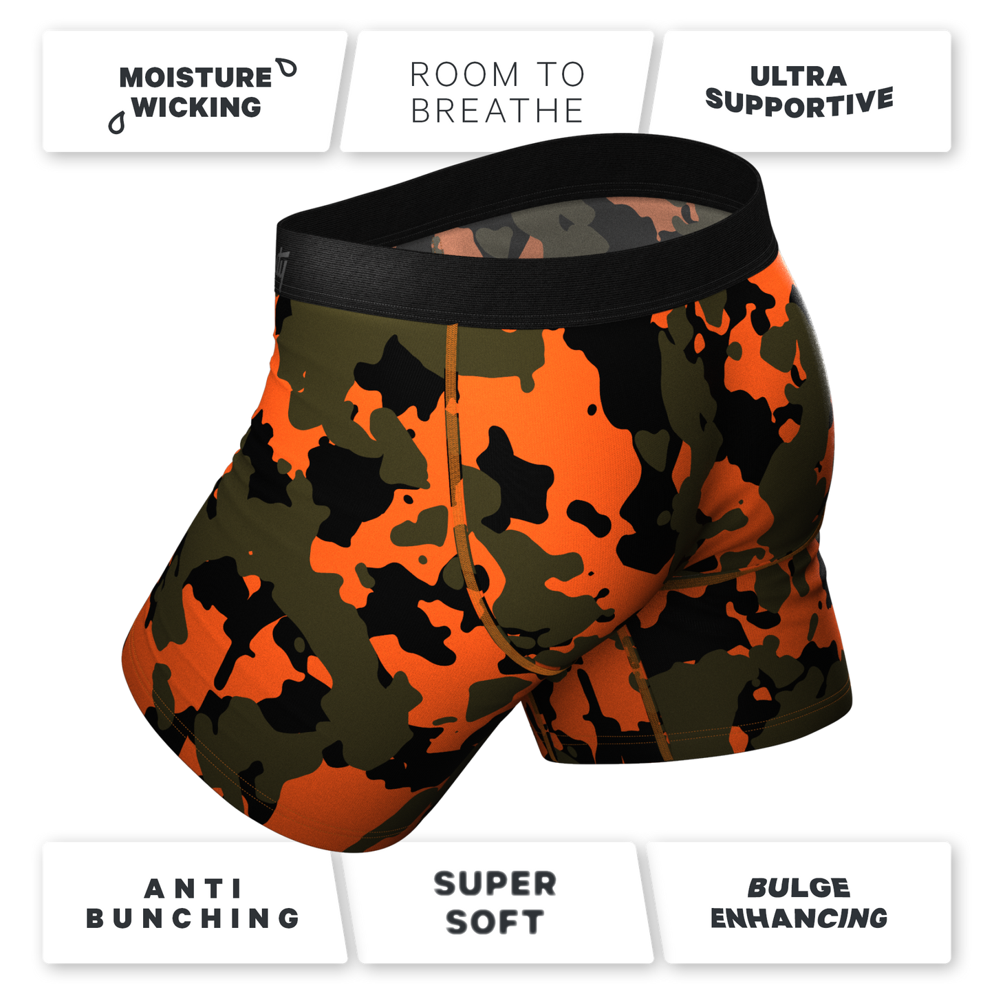 The Name is Buck | Ball Hammock® Pouch Underwear With Fly 2 Pack