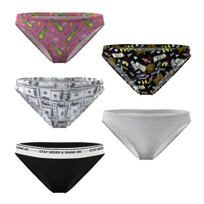 The Old Money | Finer Things Bikini Underwear 5 Pack