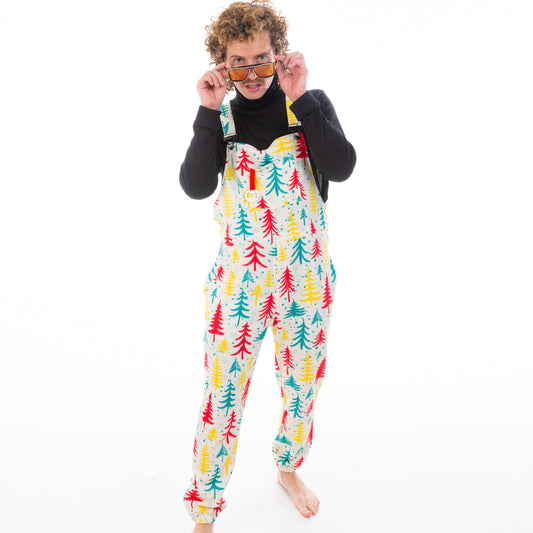 The Pine Tree Playboy | Retro Christmas Trees Pajamaralls®