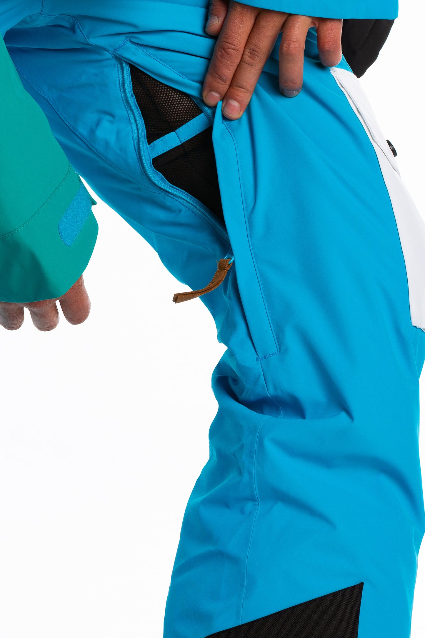 The Pond Skimmer | Bright Blue Retro Ski Pants