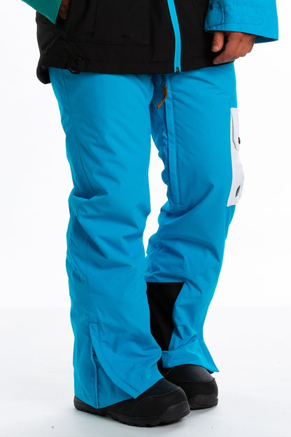 The Pond Skimmer | Bright Blue Retro Ski Pants