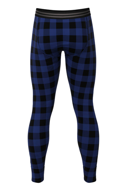 The Precious Plums | Blue Plaid Ball Hammock® Long Johns