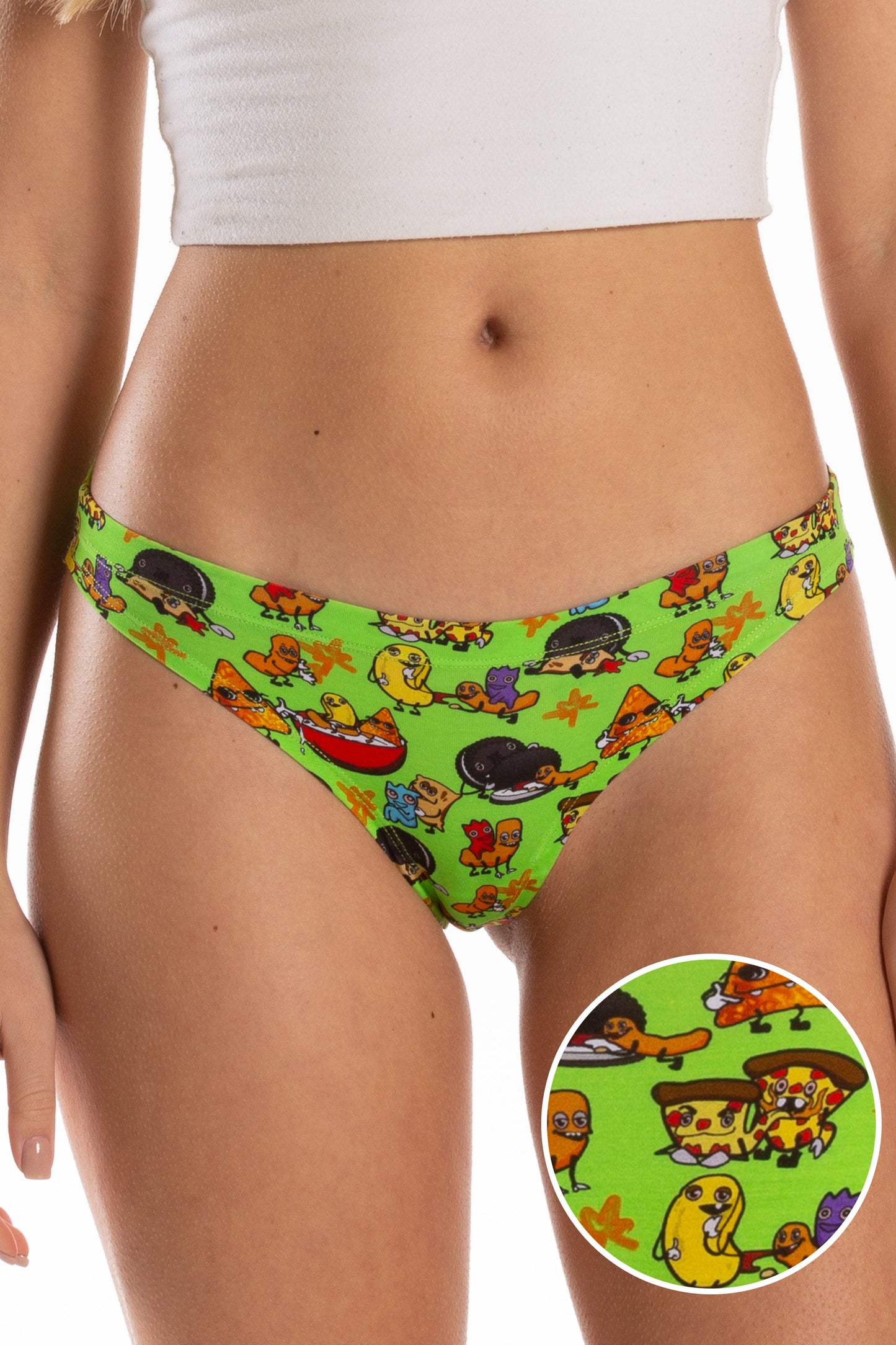 The Snackhanalia | Junk Food Modal Bikini Underwear