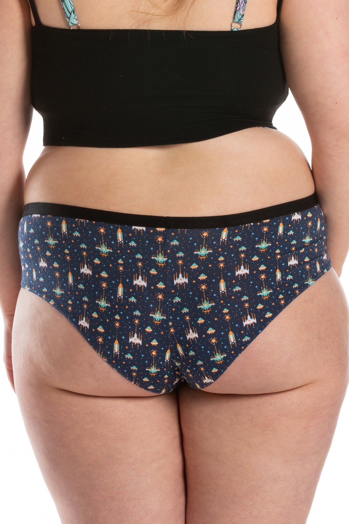 The Space Commando | Spaceship Print Cheeky Underwear