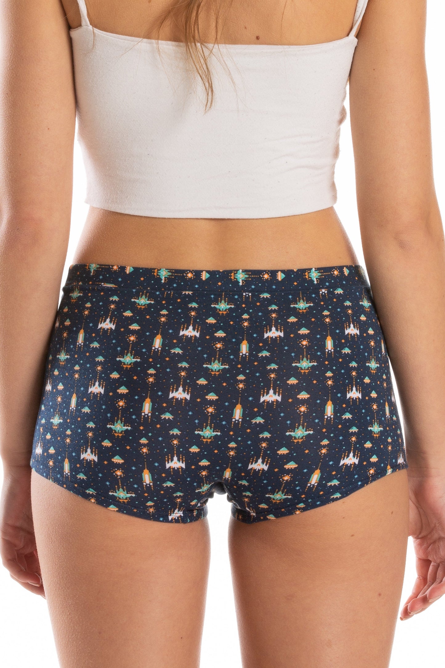 The Space Commando | Spaceship Modal Boyshort Underwear