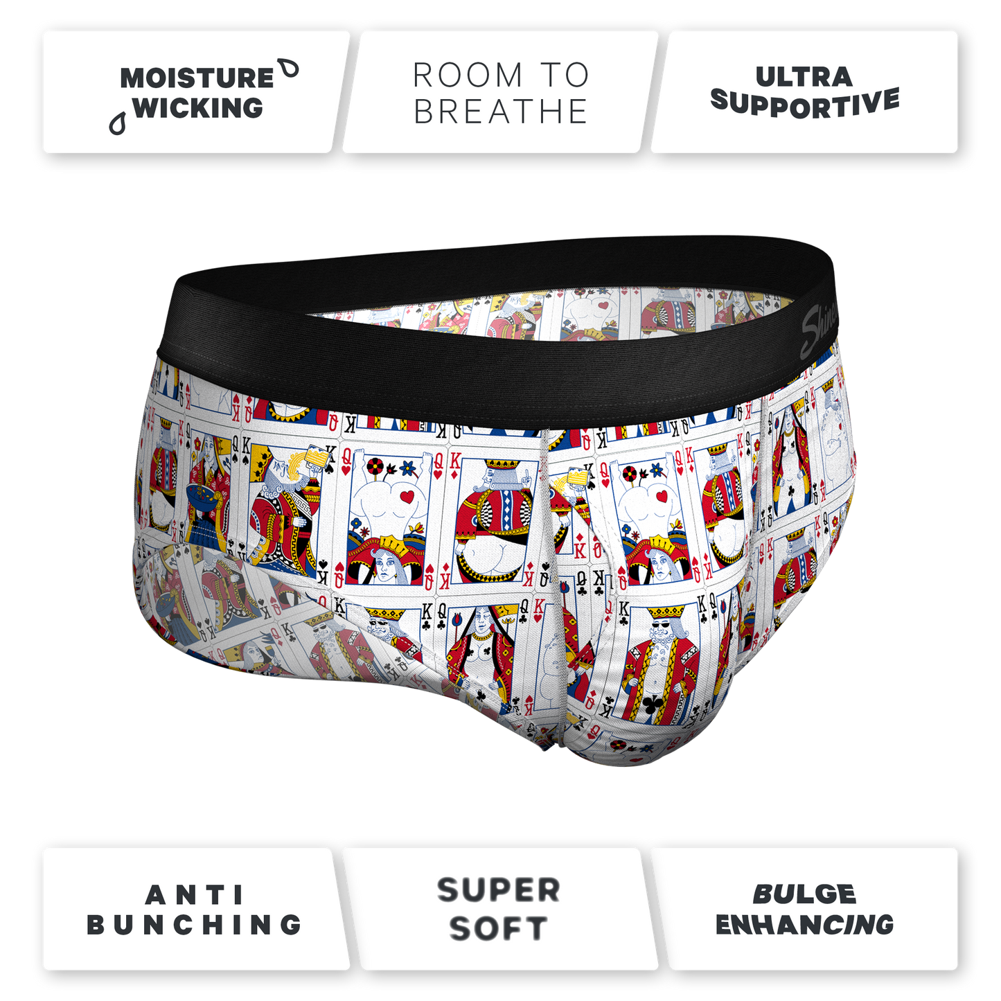 The Strip Poker | Playing Cards Ball Hammock® Pouch Underwear Briefs