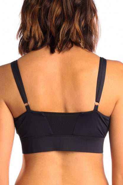 The Threat Level Midnight | Black paradICE™ Cooling Bralette