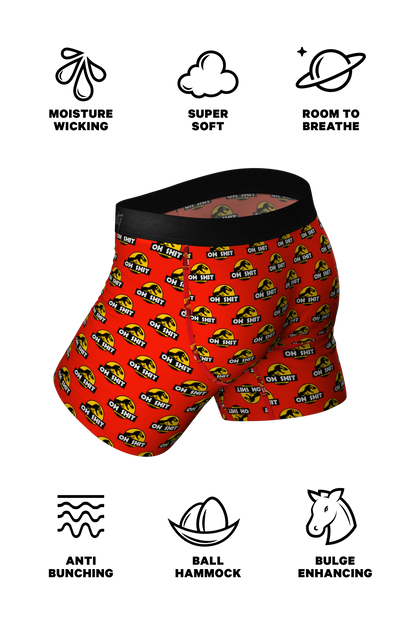 They're Back | Dinosaur Ball Hammock® Pouch Underwear With Fly