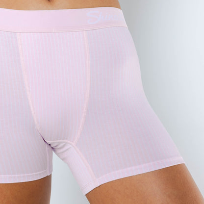 The Aphrodite | Light Pink Striped Women’s Boxers